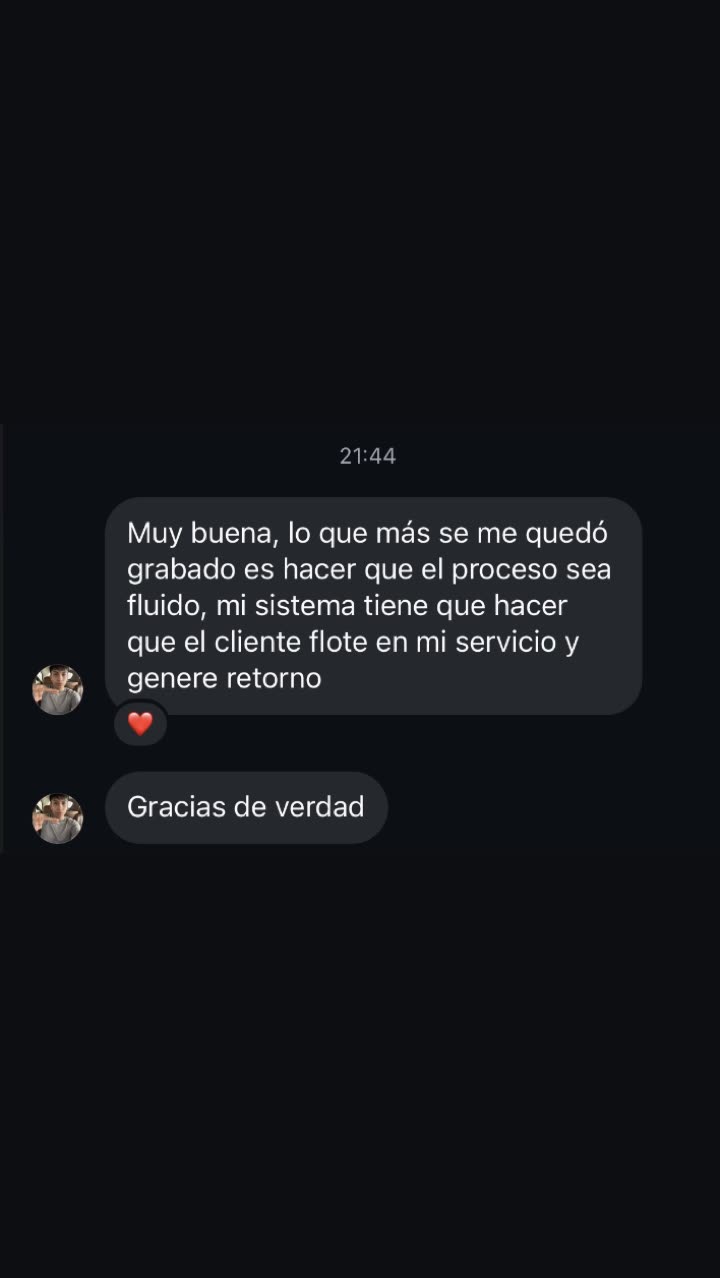 Testimonio de un alumno
