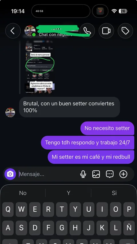 Captura real de un alumno. Toca para verla grande.