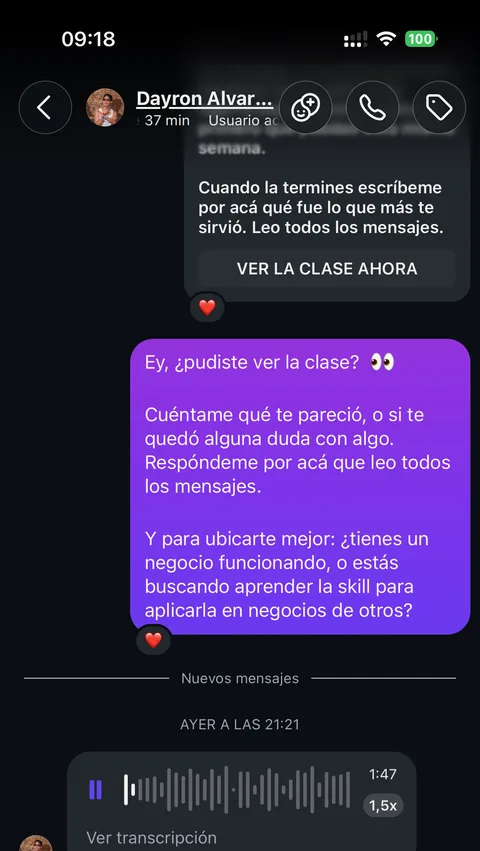 Captura real de un alumno. Toca para verla grande.