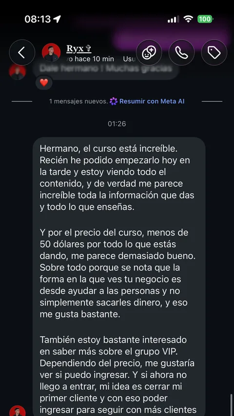 Captura real de un alumno. Toca para verla grande.
