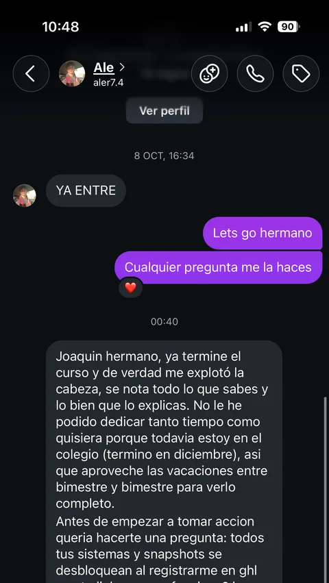 Captura real de un alumno. Toca para verla grande.