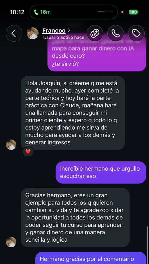 Captura real de un alumno. Toca para verla grande.