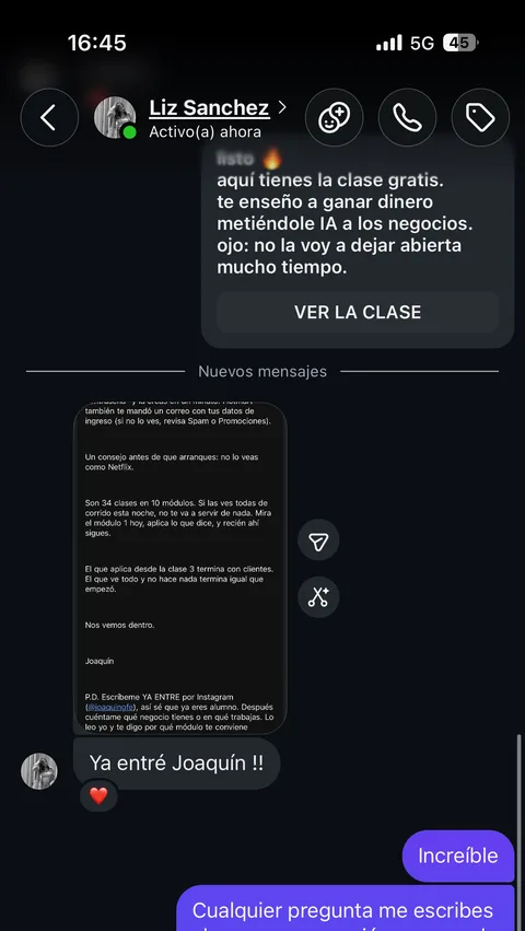 Captura real de un alumno. Toca para verla grande.