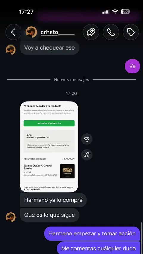 Captura real de un alumno. Toca para verla grande.