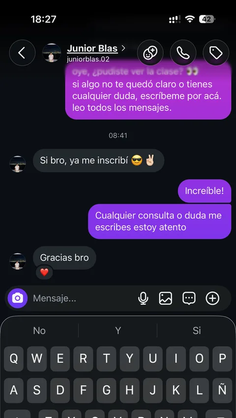 Captura real de un alumno. Toca para verla grande.