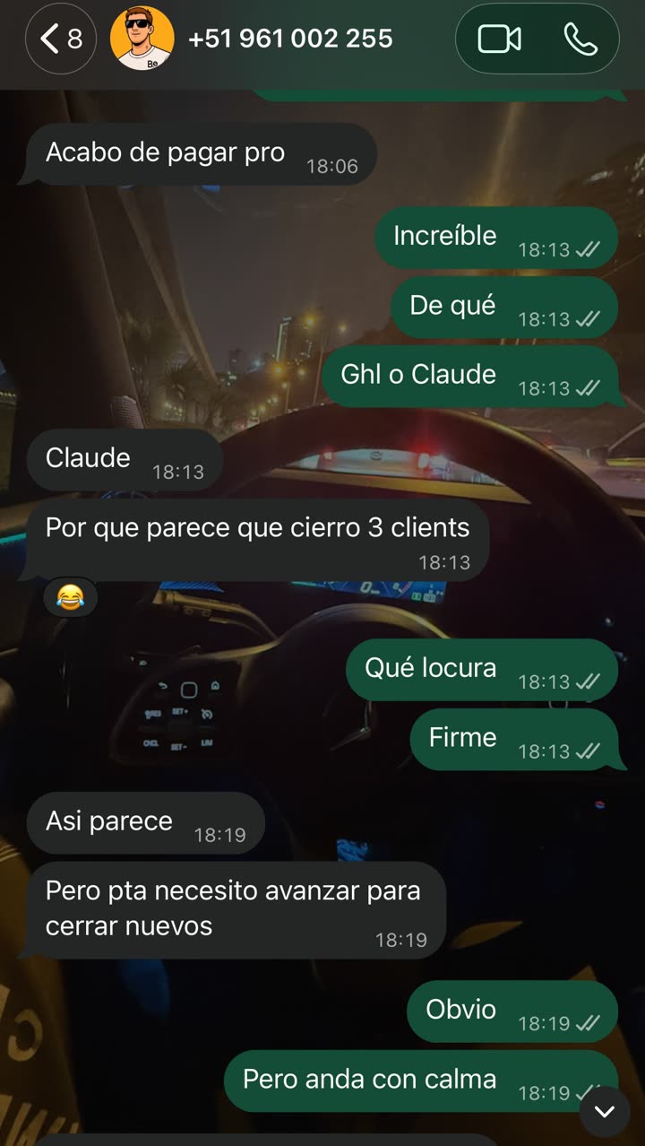 Testimonio de un alumno