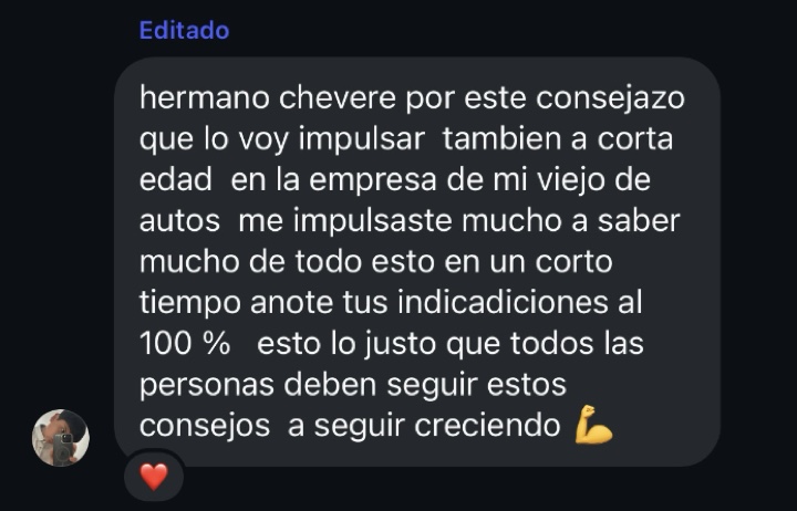 Testimonio de un alumno