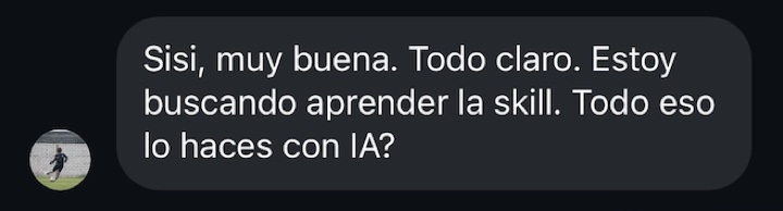 Testimonio de un alumno