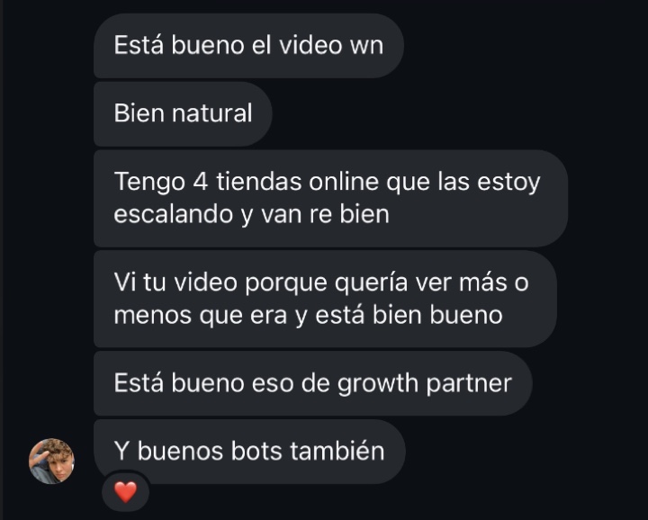 Testimonio de un alumno